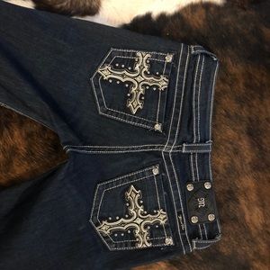 Miss Me Boot Cut Jeans - Size 28